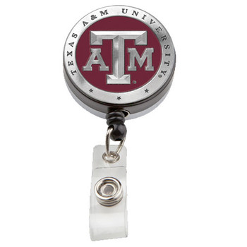 Texas A&M Retractable Badge Reel