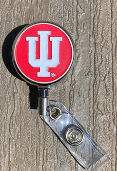 Indiana University Red Retractable Badge Reel 