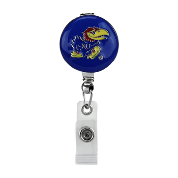 University of Kansas Jayhawks Retractable Badge Reel - Licensed Badge Reel
