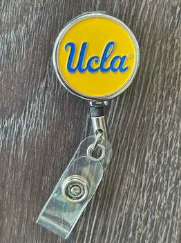 UCLA Bruins Yellow Retractable Badge Reel