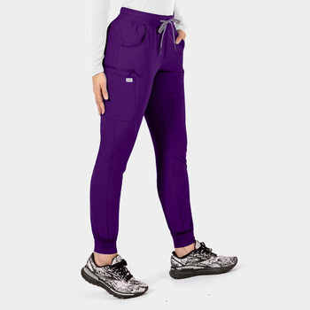 IRG Epic Women's Jogger Scrub Pant Style 9812 in Eggplant