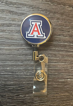 University of Arizona Wildcats Retractable Badge Reel Navy