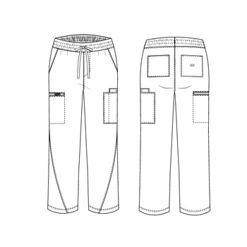 ASTRO Women's 7 POCKET Sol CARGO PANT style 2113