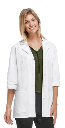 Cherokee Three Quarter Sleeve Antimicrobial Lab Coat