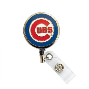 Chicago Cubs Premium Metal Retractable Badge Reel