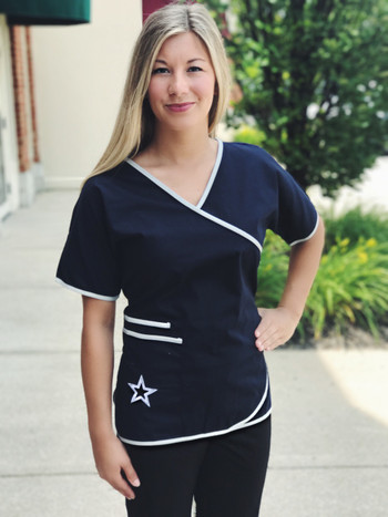 Dallas Cowboys Womens NFL Scrub Top