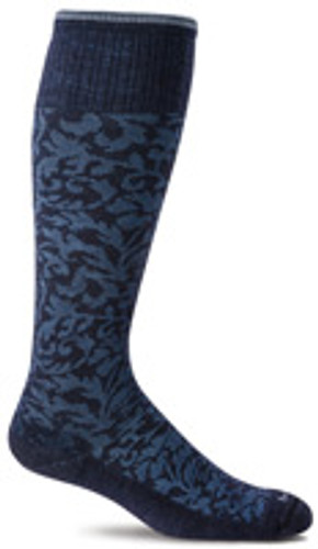 Sockwell Women's Damask Moderate Compression Knee High Sock (15 - 20 mmHg)