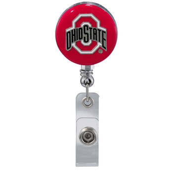 Ohio State Buckeyes Retractable Badge Reel - Licensed Ohio State Badge Reel