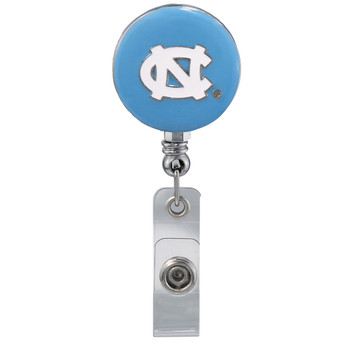 UNC Retractable Badge Reel - Licensed North Carolina Badge Reel