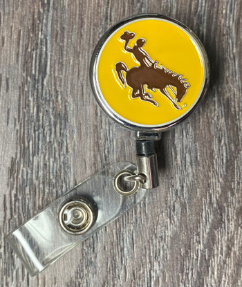 Wyoming Cowboys Badge Reel