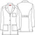 Dickies 32" Lab Coat For Women