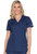 Cherokee Workwear Originals Women's Mock Wrap Knit Panel Solid Scrub Top*