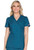 Cherokee Workwear Originals Women's Mock Wrap Knit Panel Solid Scrub Top*