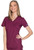 Cherokee Workwear Originals Women's Mock Wrap Knit Panel Solid Scrub Top*