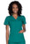 Cherokee Workwear Originals Women's Mock Wrap Knit Panel Solid Scrub Top*