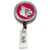 University of Louisville Retractable Pewter Badge Reel - Licensed Cardinals Badge Reel