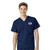 BYU Cougars Navy Men's V Neck Scrub Top