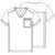 Dickies Balance : Men's V Neck Scrub Top with Sleeve Zip Pocket DK865*