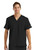 Maevn Momentum 5801 Men's V-Neck Scrub Top in Black - Performance Stretch Fabric - Scrub Identity