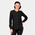 IRG Epic Women's Snap Front Warm-Up Jacket Style 4811 in Black