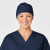 Atlas Embroidered Navy Scrub Cap for Men and Women Atlas Embroidered Navy Scrub Cap for Men and Women