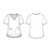 ASTRO Women's 3 Pocket V-Neck Top Style 1103