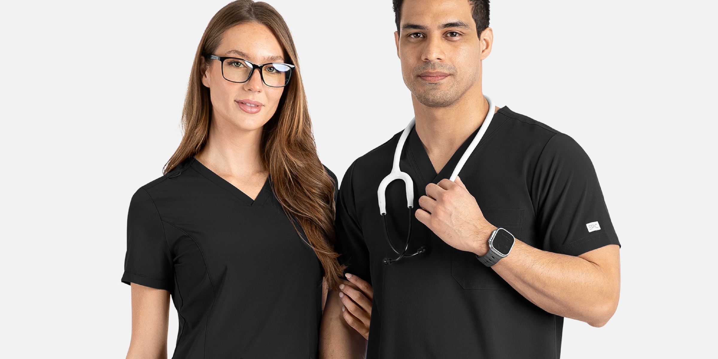 Scrub Identity Indianapolis — healthcare team in navy scrubs