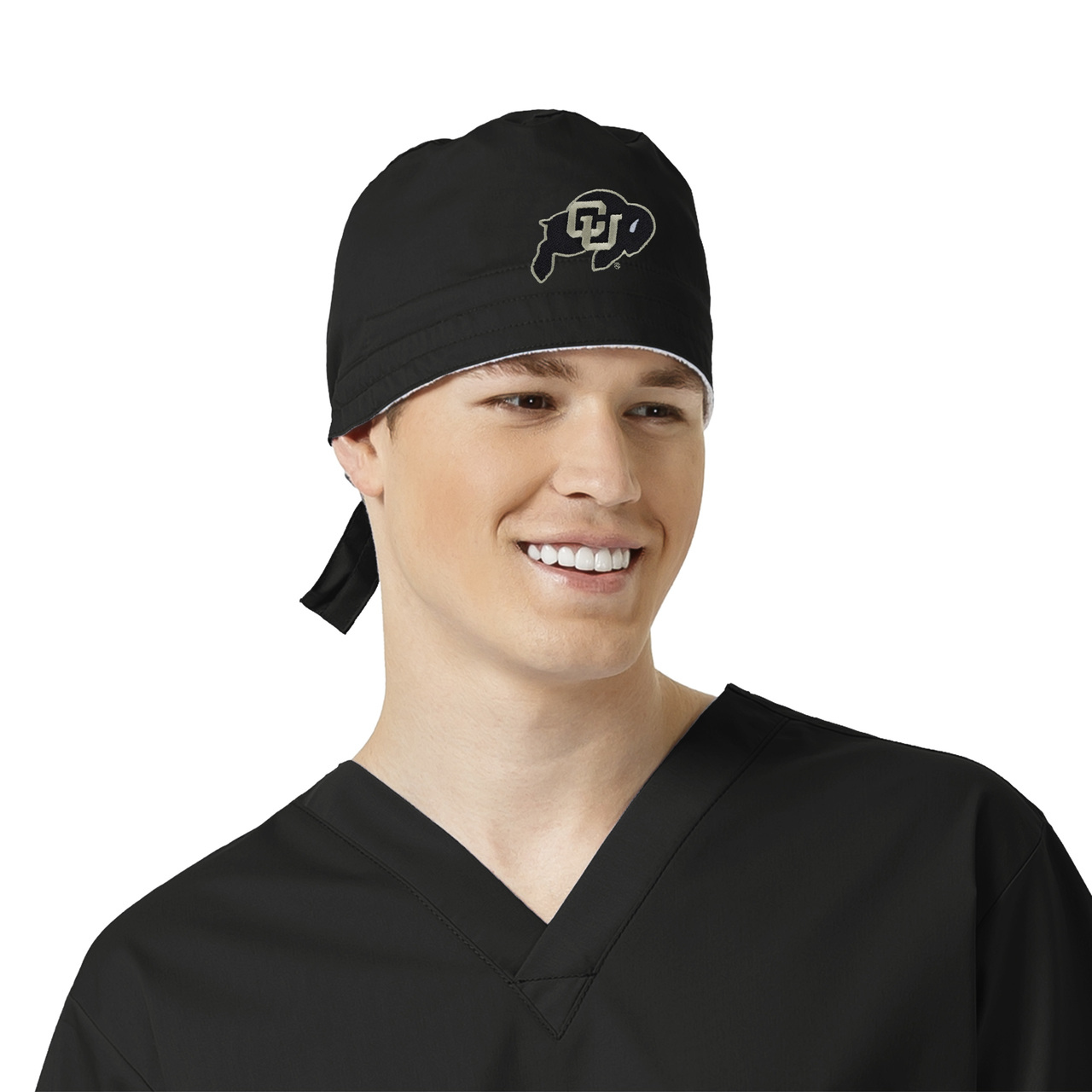 Colorado Buffaloes Black Scrub Cap for Men