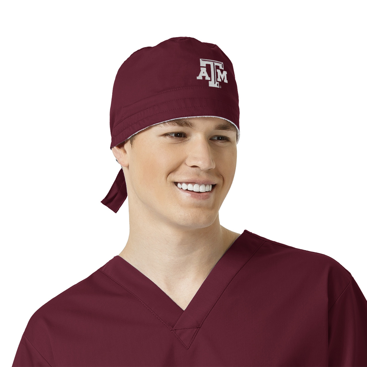 Texas A\u0026M Maroon Scrub Cap for Men