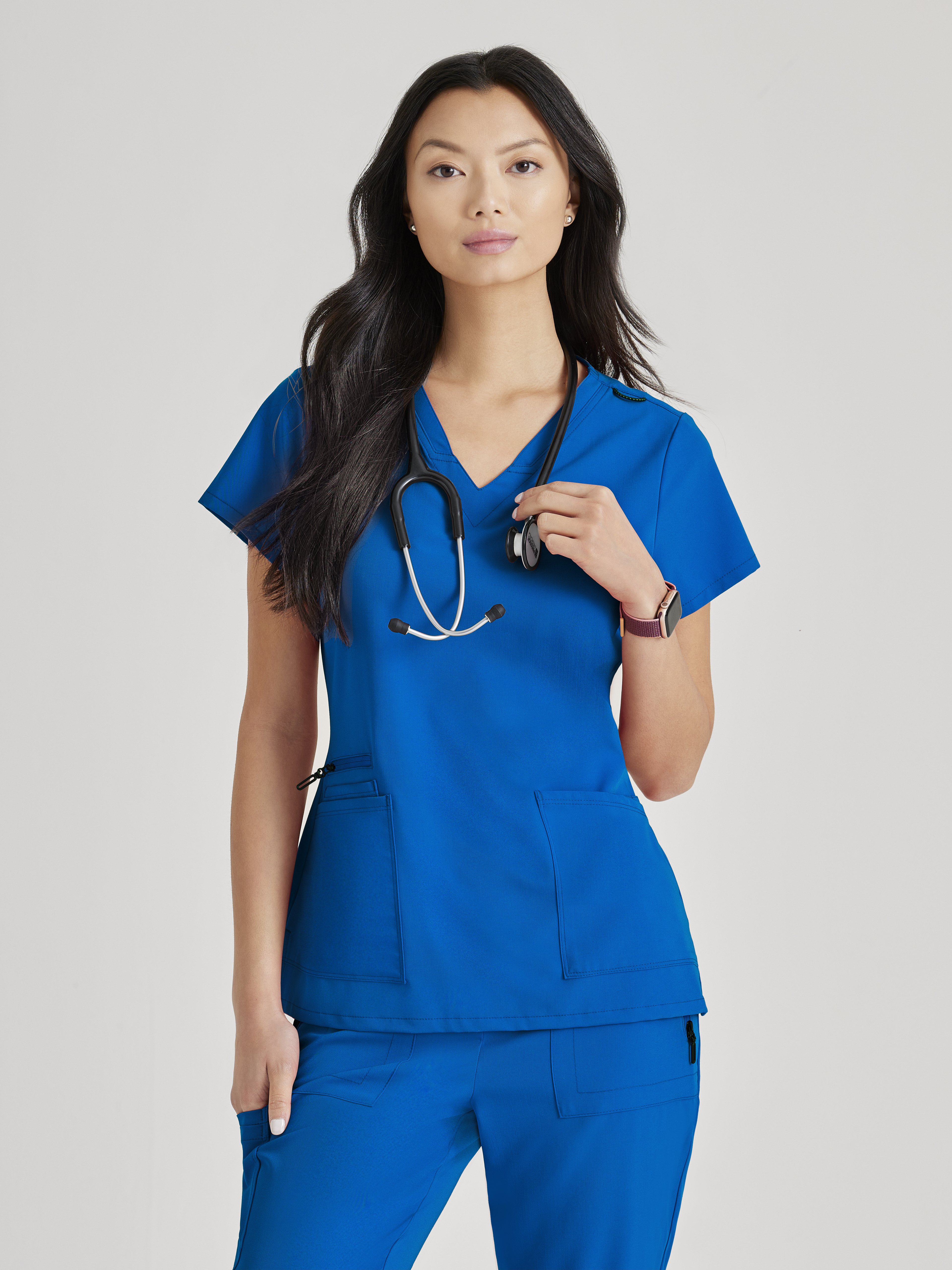Barco Unify 4 pocket V Neck Scrub Top For Women Style But167