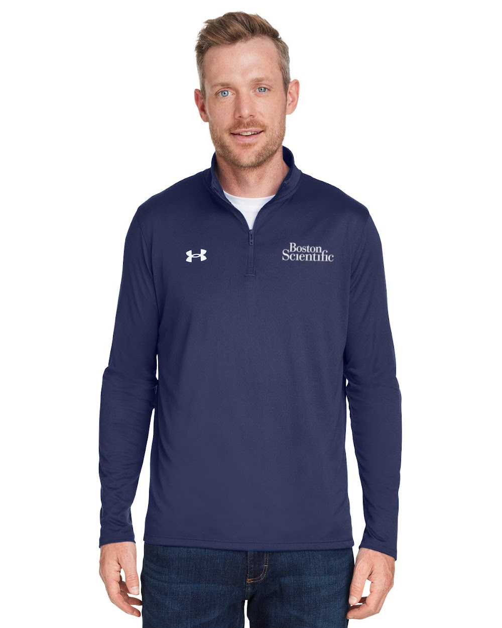 Boston Scientific Men's : Under Armour- Lightweight Solid 1/4-Zip