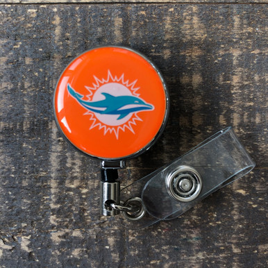 Miami Dolphins Orange Lanyard