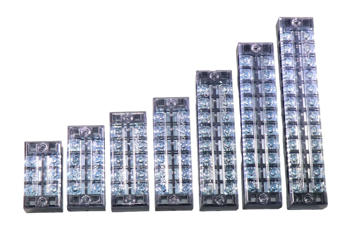 Distance R For Terminal Strip DOUBLE ROW TERMINAL STRIPS - CRIMPZONE