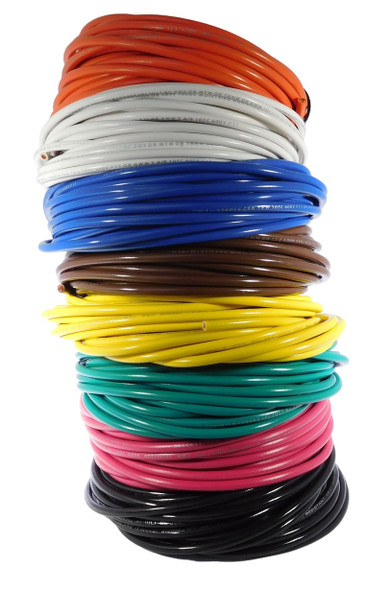 14 MTW Hook-Up Wire Assortment Pack (8 Colors - 25 Feet) 