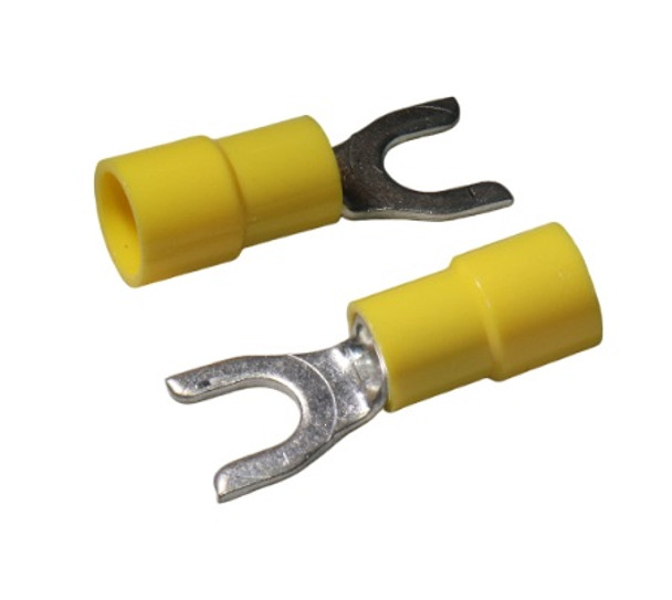 12-10 GA #10 Vinyl Insulated Fork Terminal
