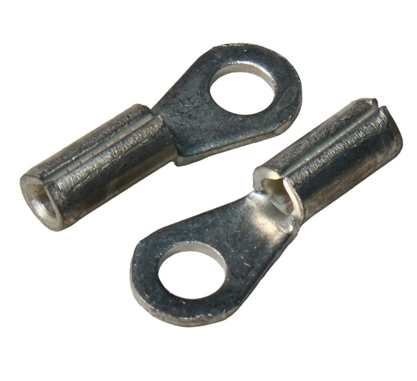 22-18 GA #10 Non-Insulated Ring Terminals