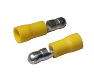 12-10 GA .195" Male Vinyl Insulated Bullet Terminal