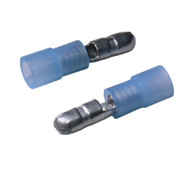 16-14 GA .157" Male Nylon Insulated Bullet Terminal