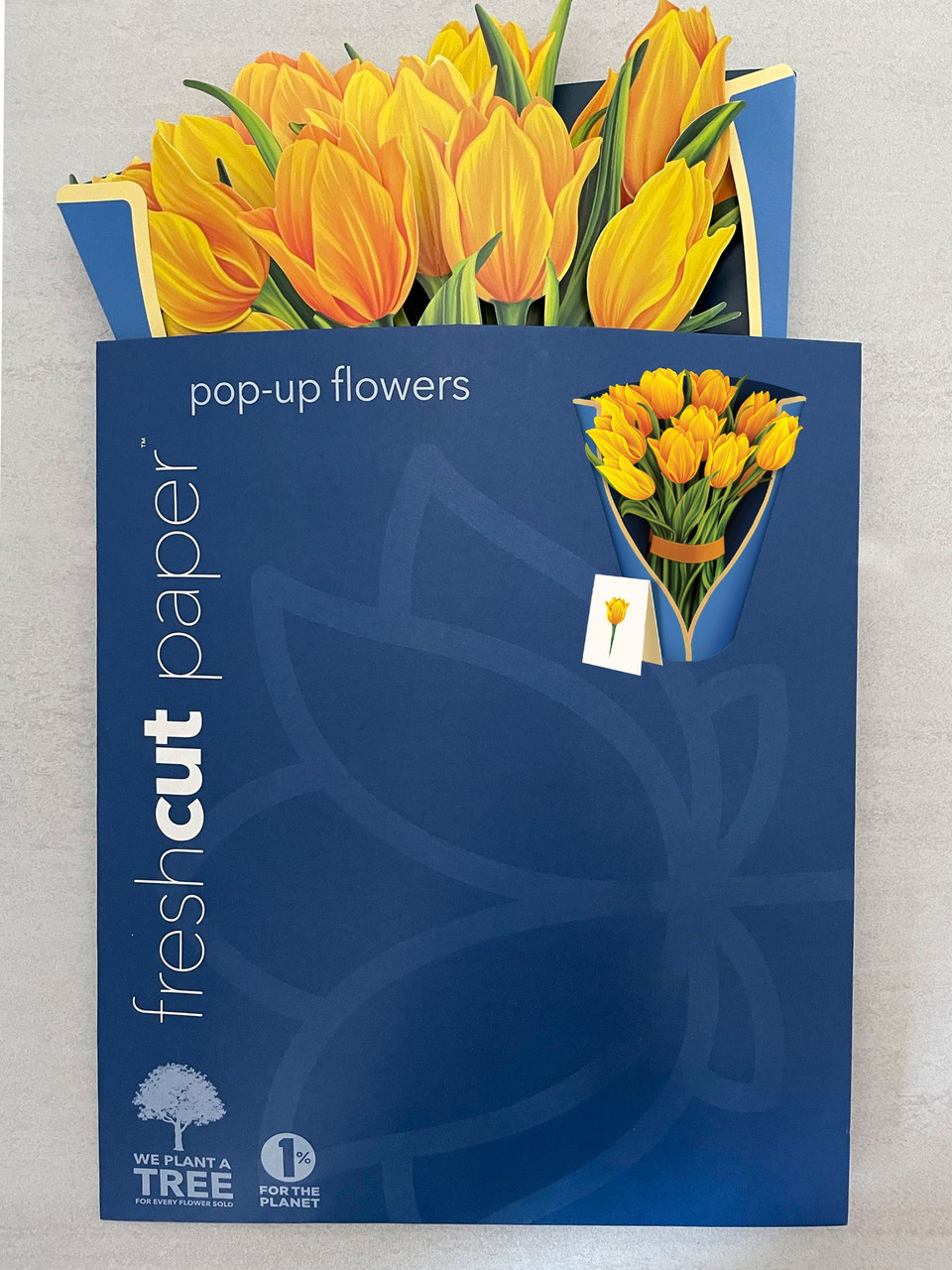 FreshCut Paper Set of 3 Flower PopUp Bouquet Greeting Ca 