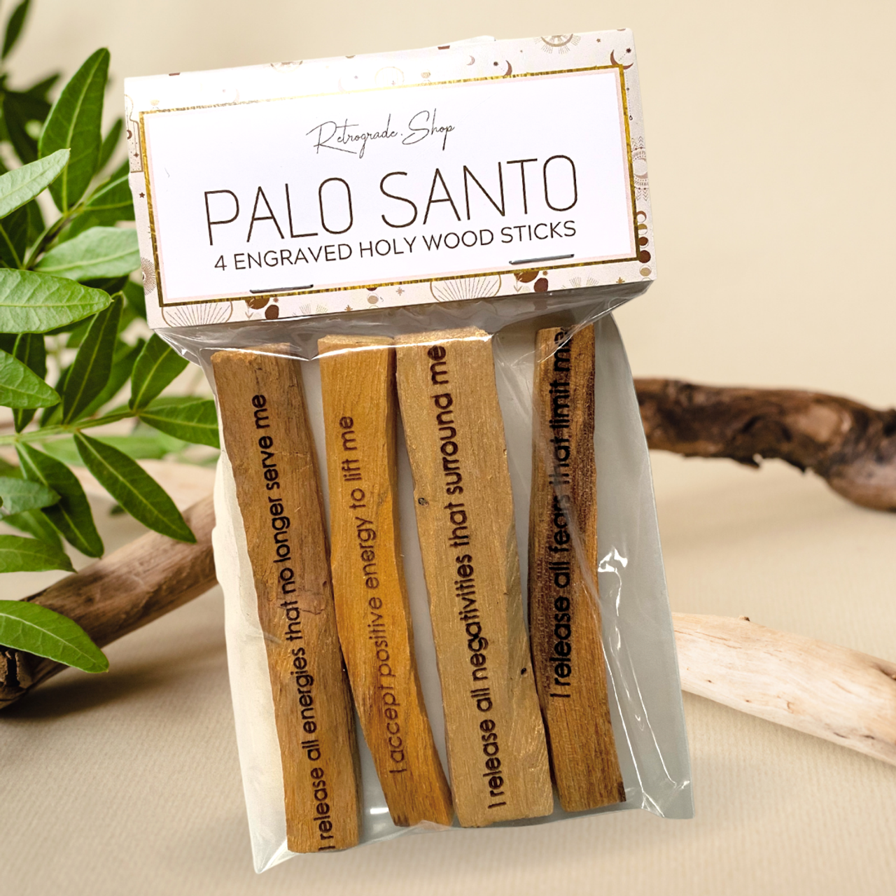 Palo Santo Wood Sticks ~Pack of 10 ~ Ethically sourced I – Crystal Serenity