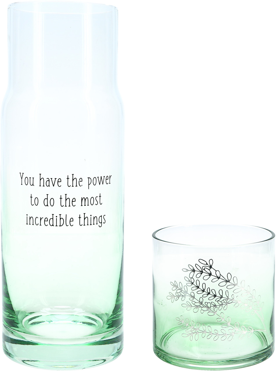 32 oz Incredible Things - Water Carafe and Tumbler Set By Pavilion (27141)