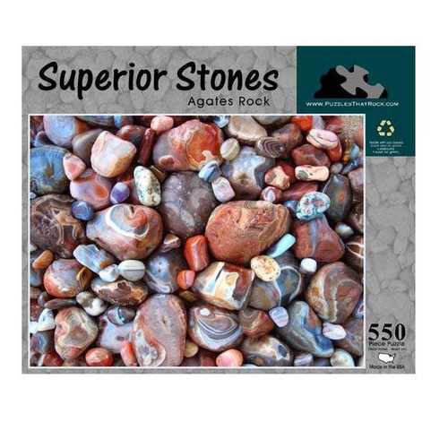 Superior Stones Rock Puzzle, 550pcs Superior Stones Rock Puzzle, 550pcs