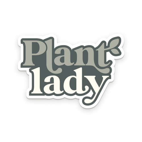 Plant Lady Sticker  - by Ruff House Print Shop