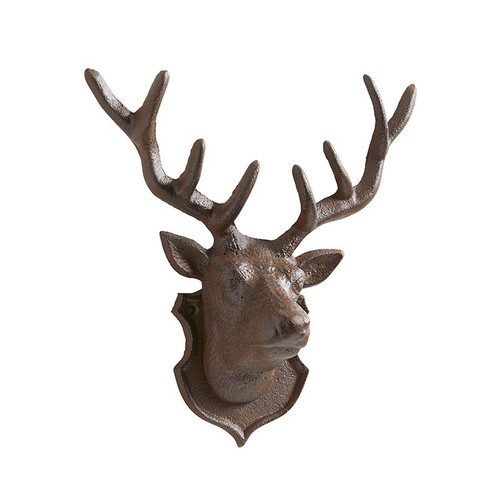 Cast Iron Deer Wall Decor by 47th And Main Cast Iron Deer Wall Decor by 47th And Main