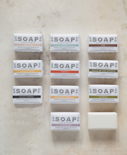 Scented Triple Milled Bar Soap By Clean as a Whistle
