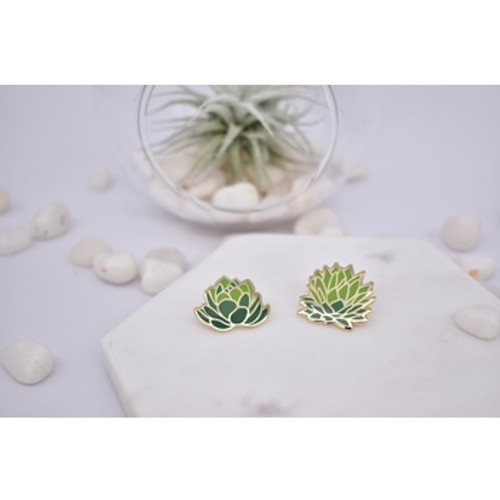 Succulent Enamel Pin Set Succulent Enamel Pin Set