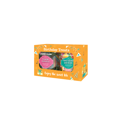 Candy Club Happy Birthday - Sour 2 Piece Set Candy Club Happy Birthday - Sour 2 Piece Set