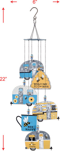 Bee Camper Chime by Sunset Vista Designs Bee Camper Chime by Sunset Vista Designs