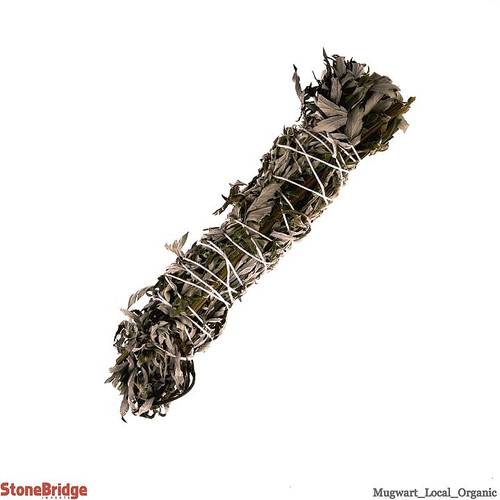 Mugwort & White Sage 8" Cleansing Stick Mugwort & White Sage 8" Cleansing Stick