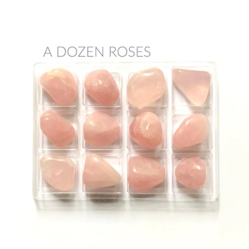A Dozen Rose Quartz
